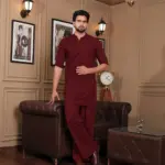 Smart Co-Ord Set - Mahroon