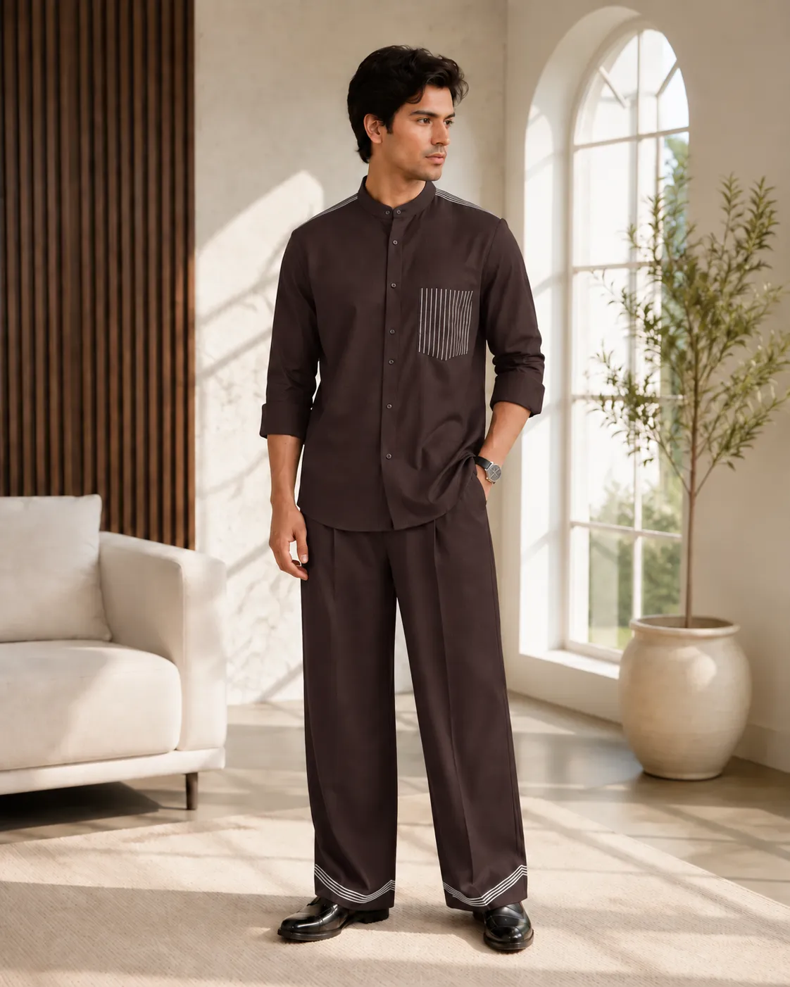 Urban Co-Ord Set - Chocolate