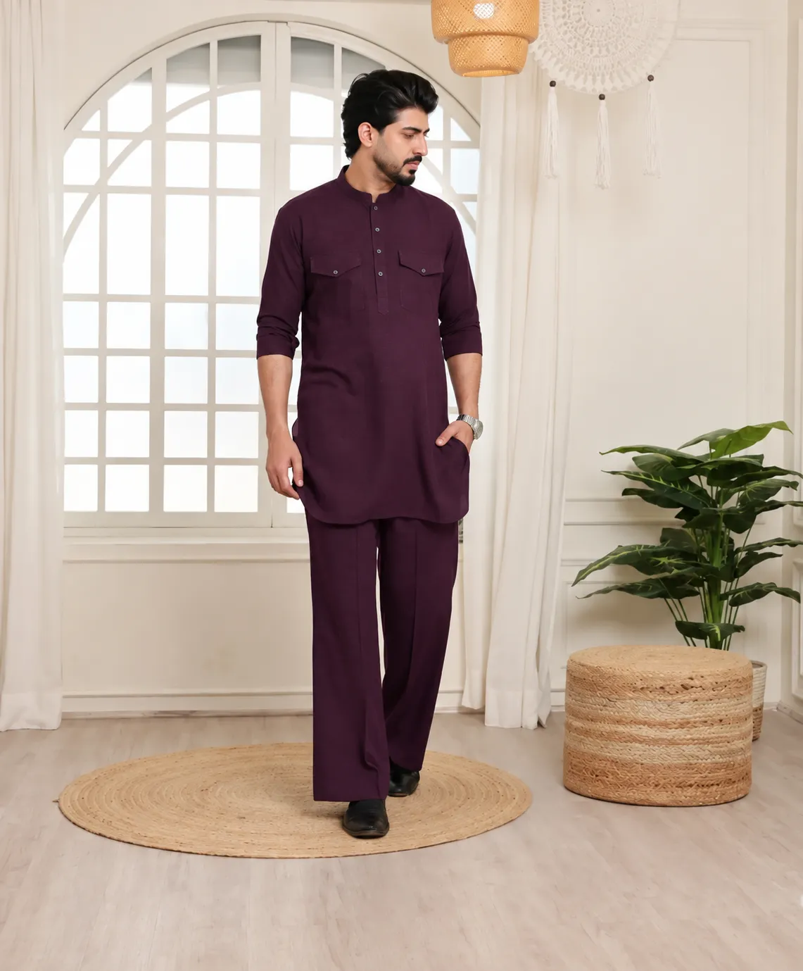 Elite Co-Ord Set - Wine