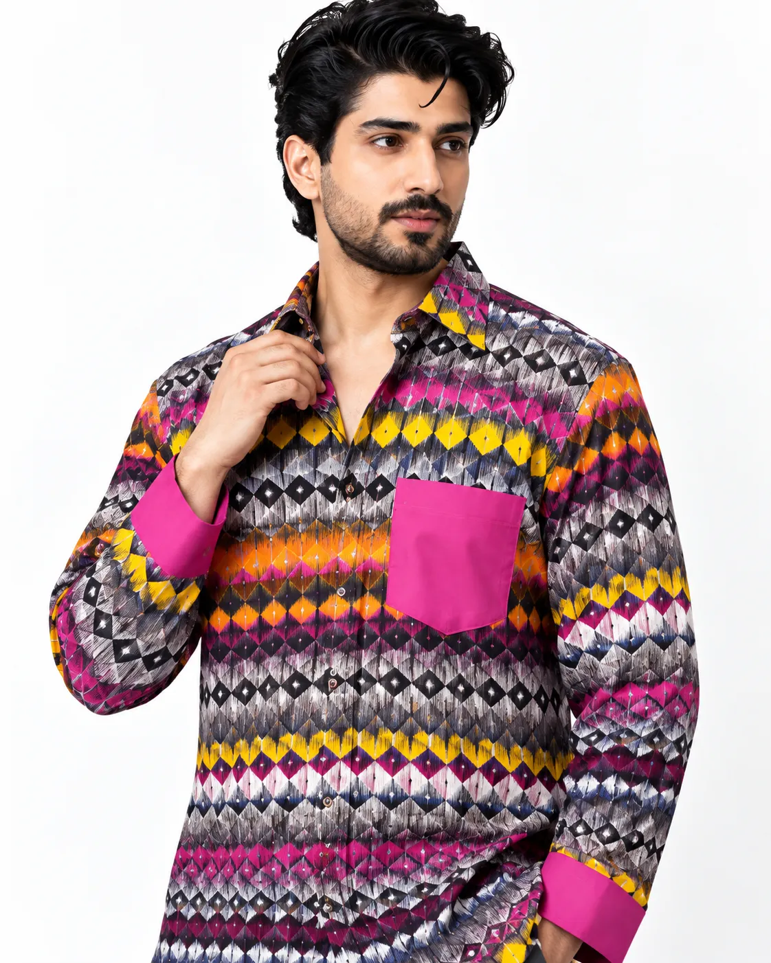 Zig-Zag Co-Ord Unisex - Top and Bottom - Multicolor - Image 5