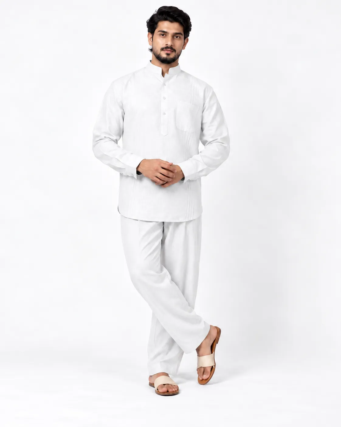 Lagoon Co-ord Set - Preal White