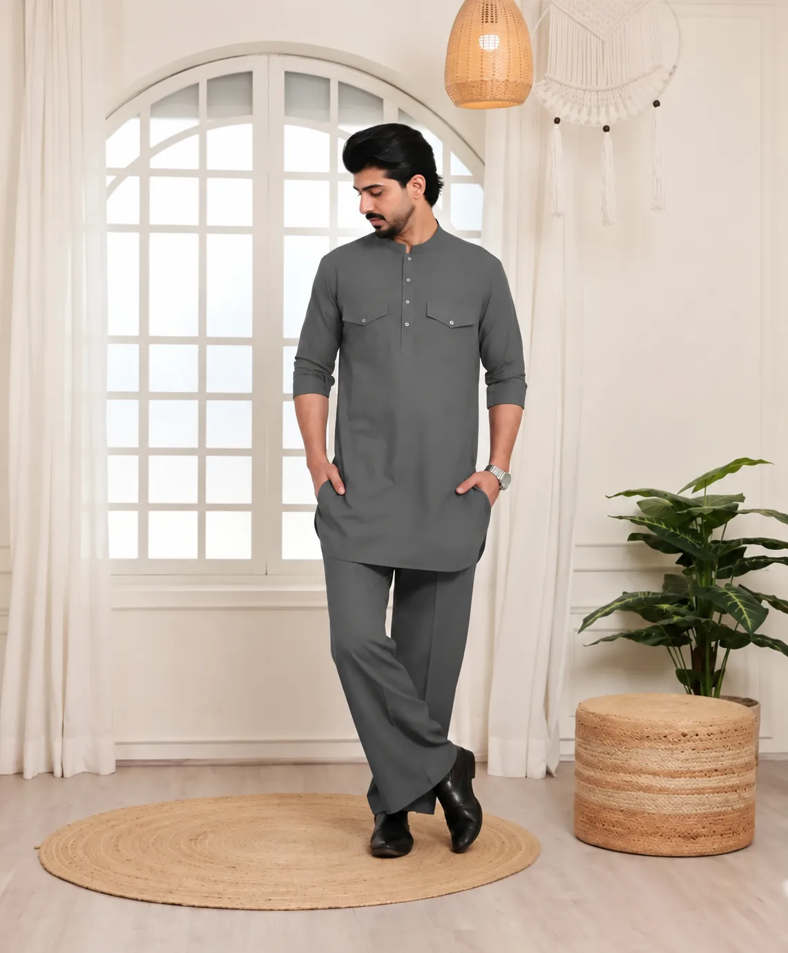 Elite Co-Ord Set - Grey - Image 3